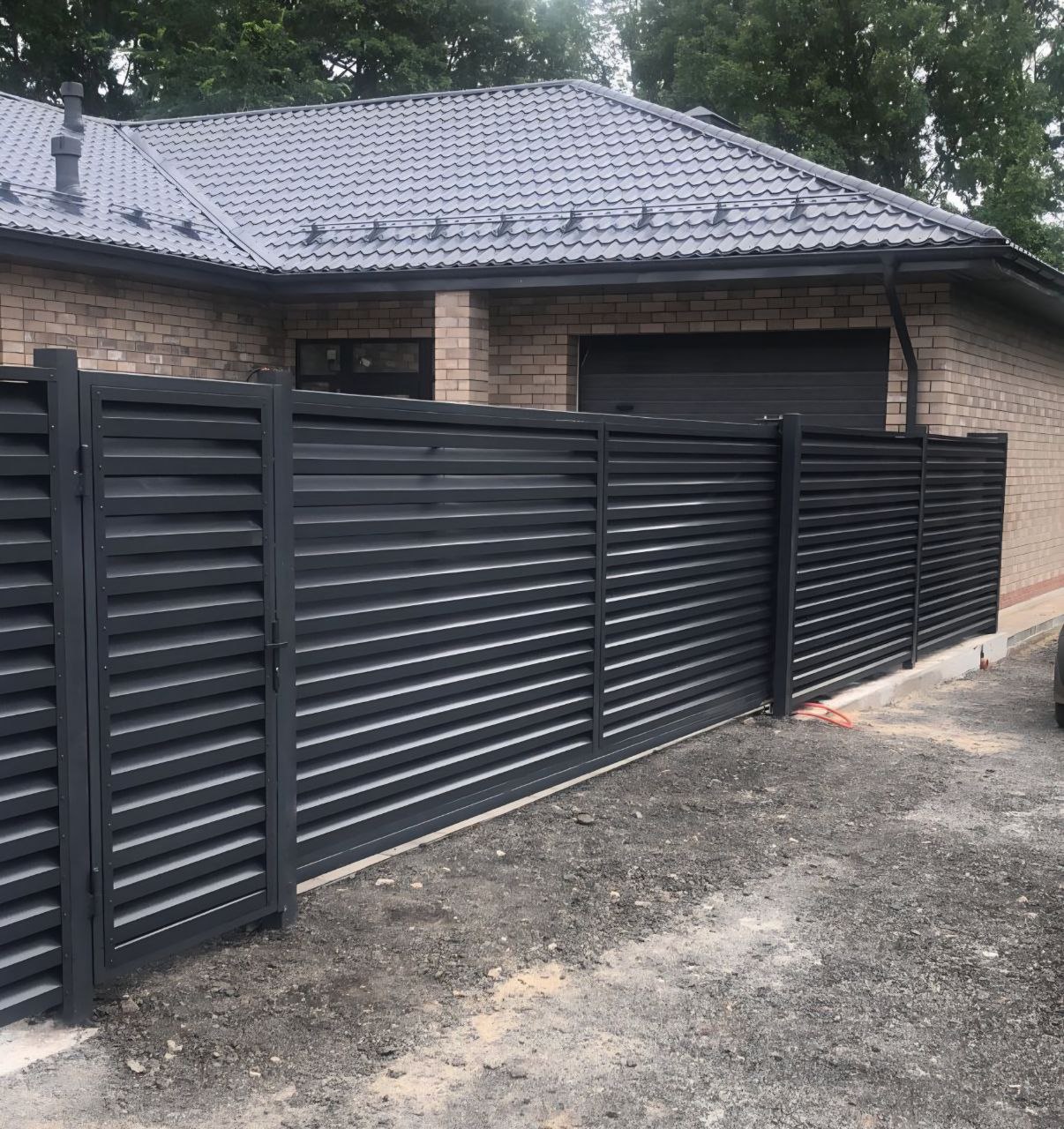 Забор жалюзи