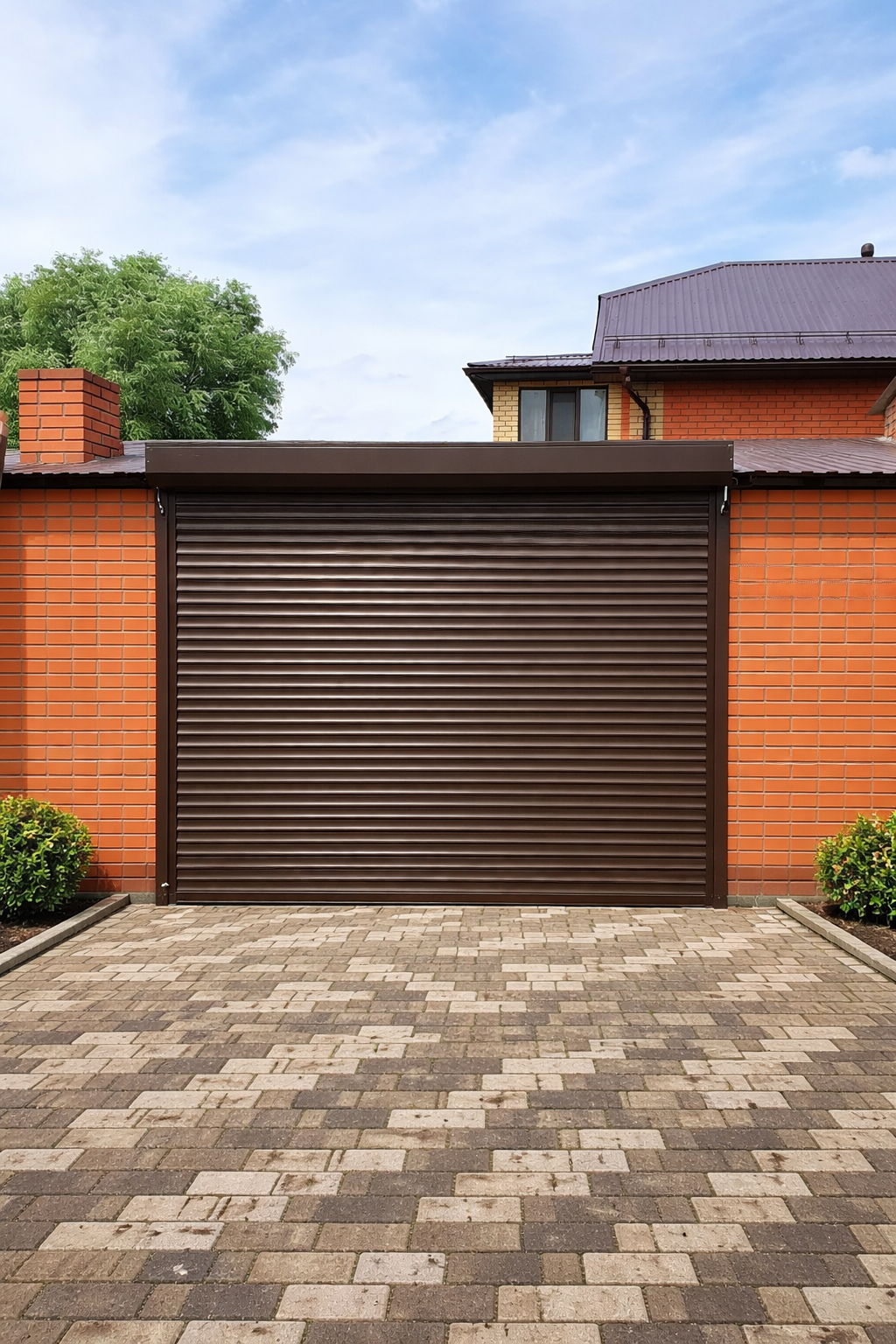 Рольворота в закрытом положении