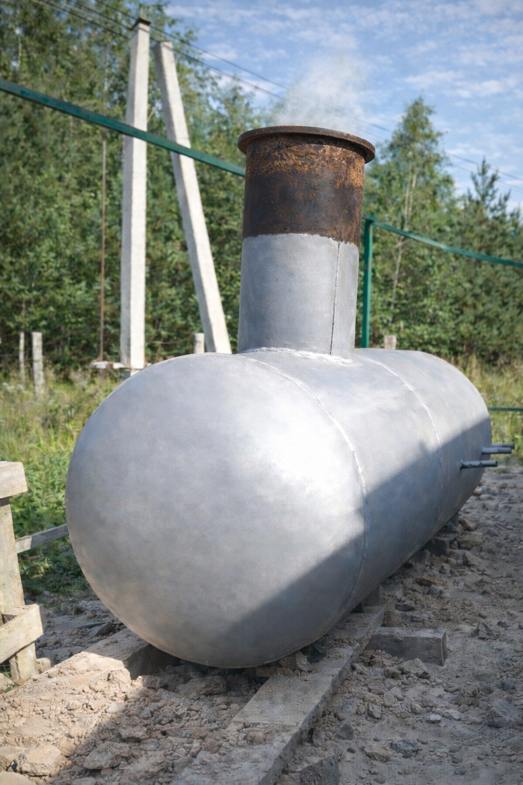 После пескоструйной обработки