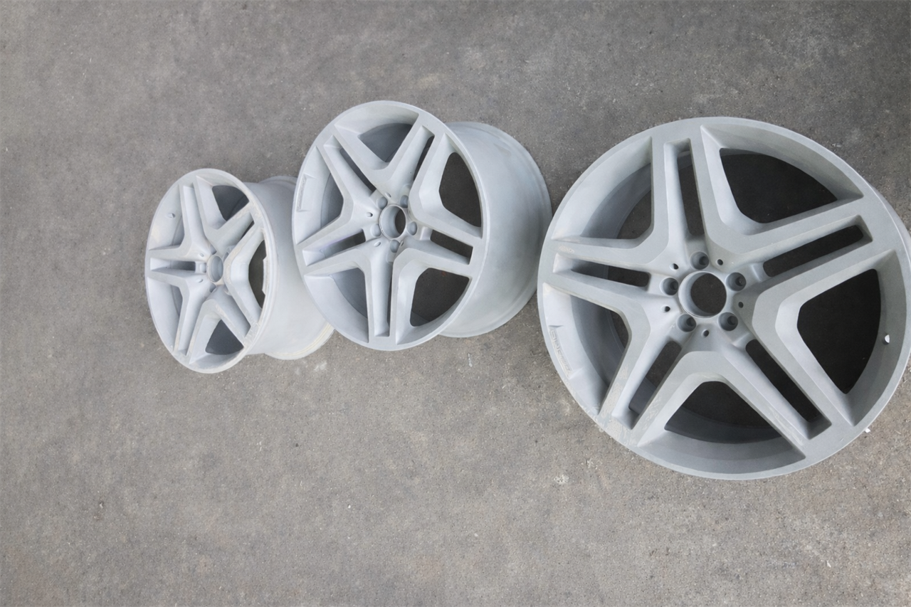 Пескоструй штампованных дисков — пример 2