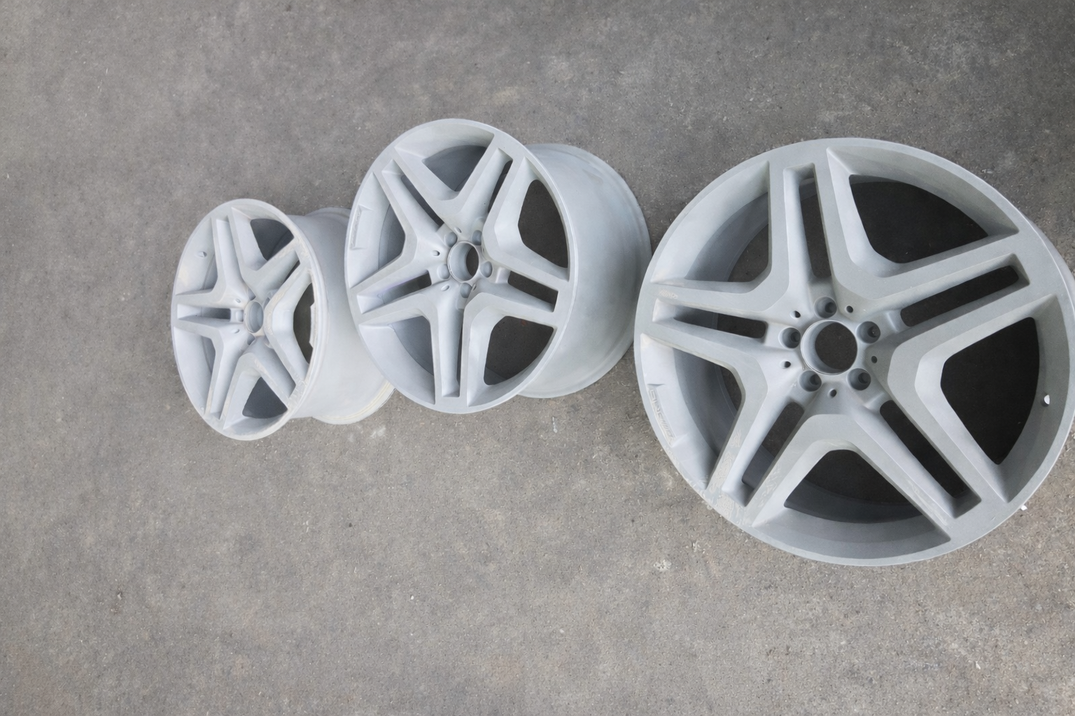 Пескоструй автомобильных дисков — пример 2