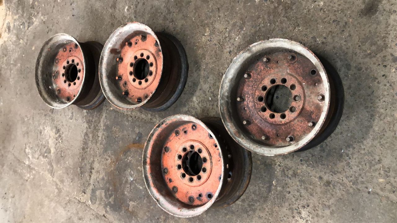 Пескоструй штампованных дисков — пример 3