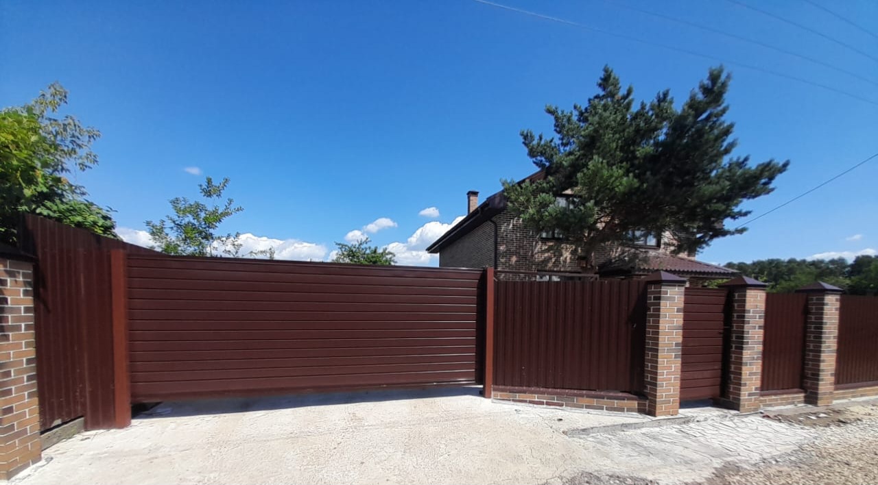 Откатные ворота — Работа 1