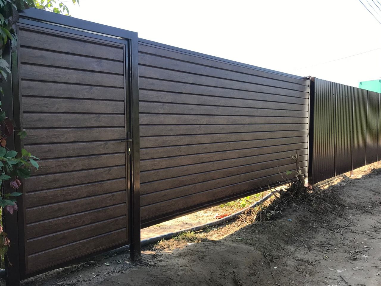 Откатные ворота — Работа 4