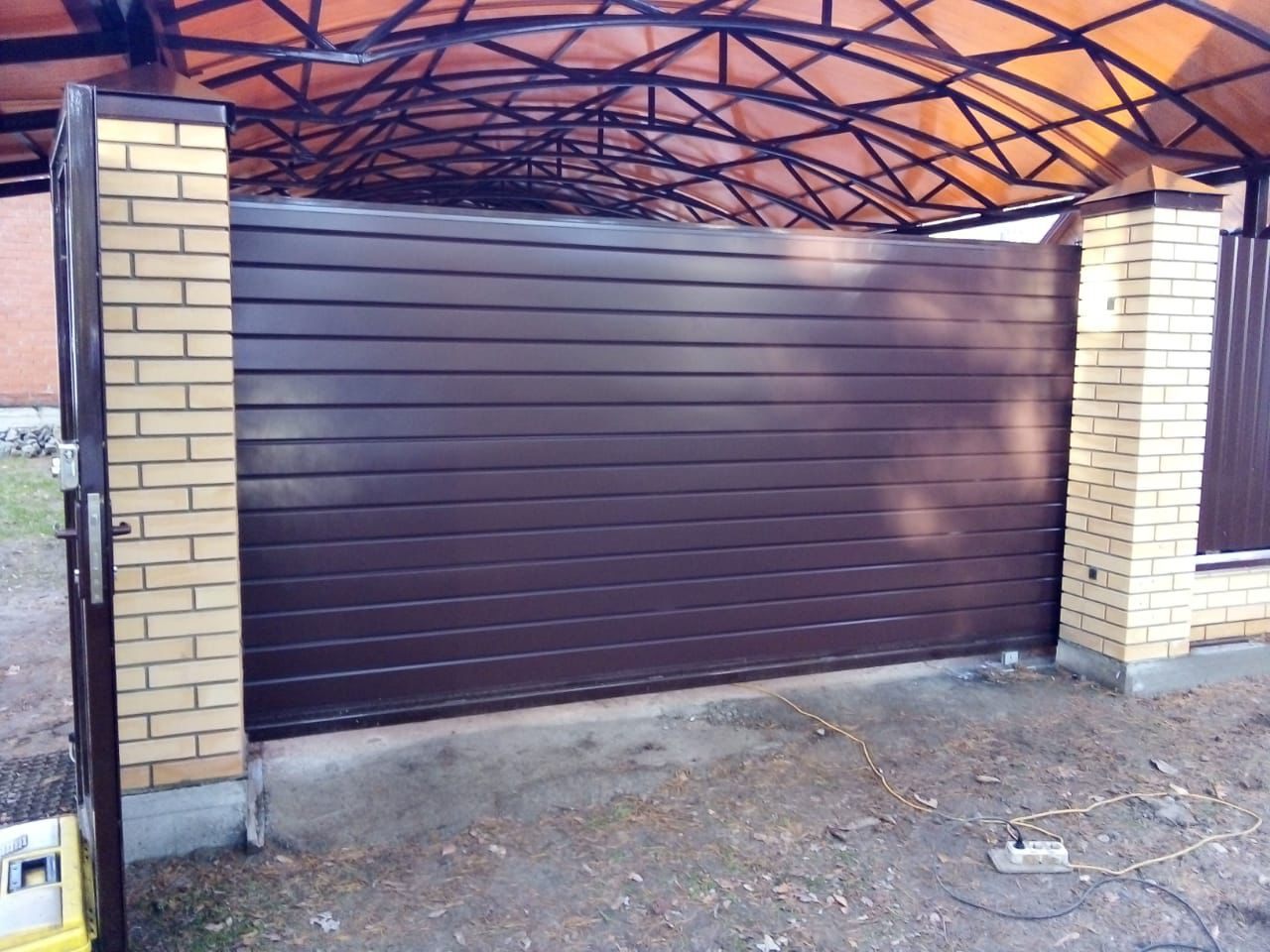 Откатные ворота — Работа 5