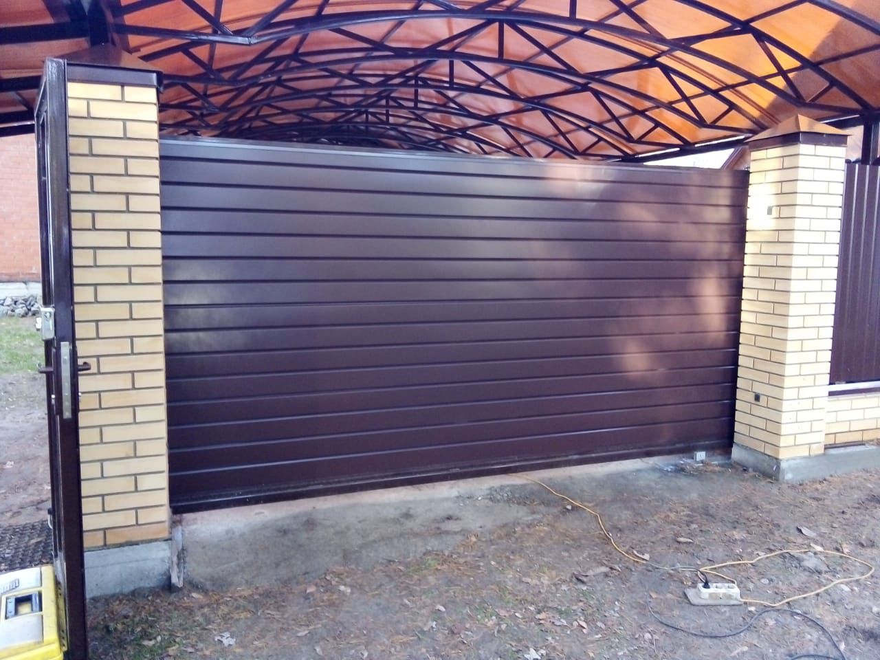 Откатные ворота — Работа 5
