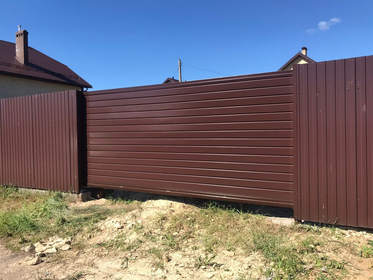 Откатные ворота — Работа 6