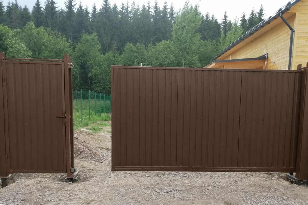 Откатные ворота — Работа 9