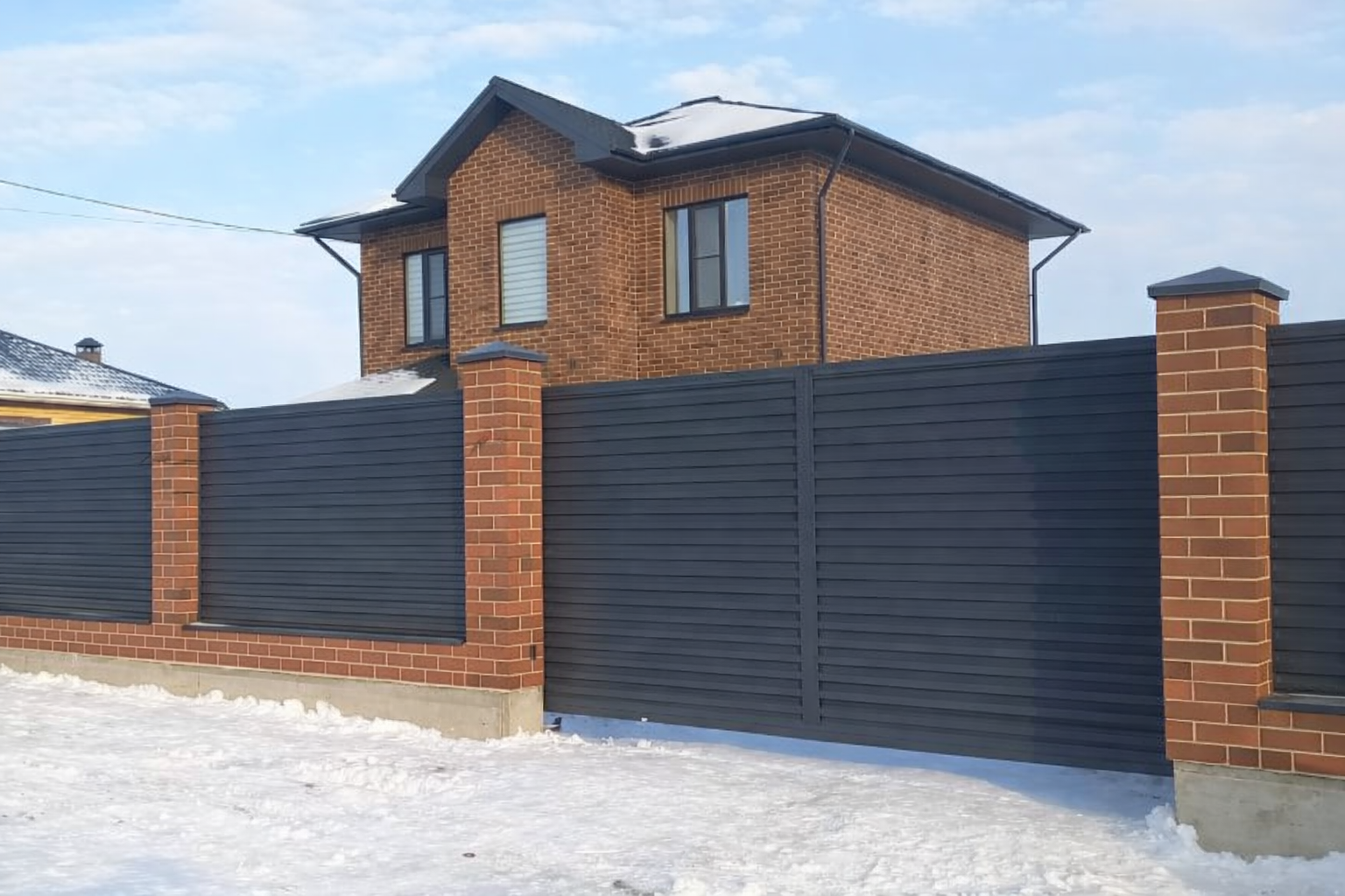 Откатные ворота — Работа 12