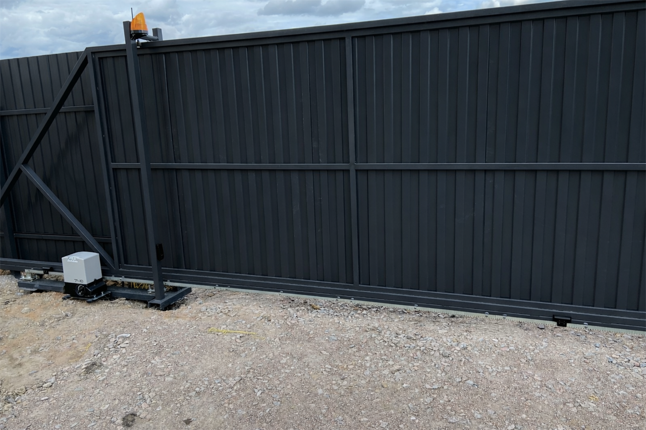 Откатные ворота — Работа 14