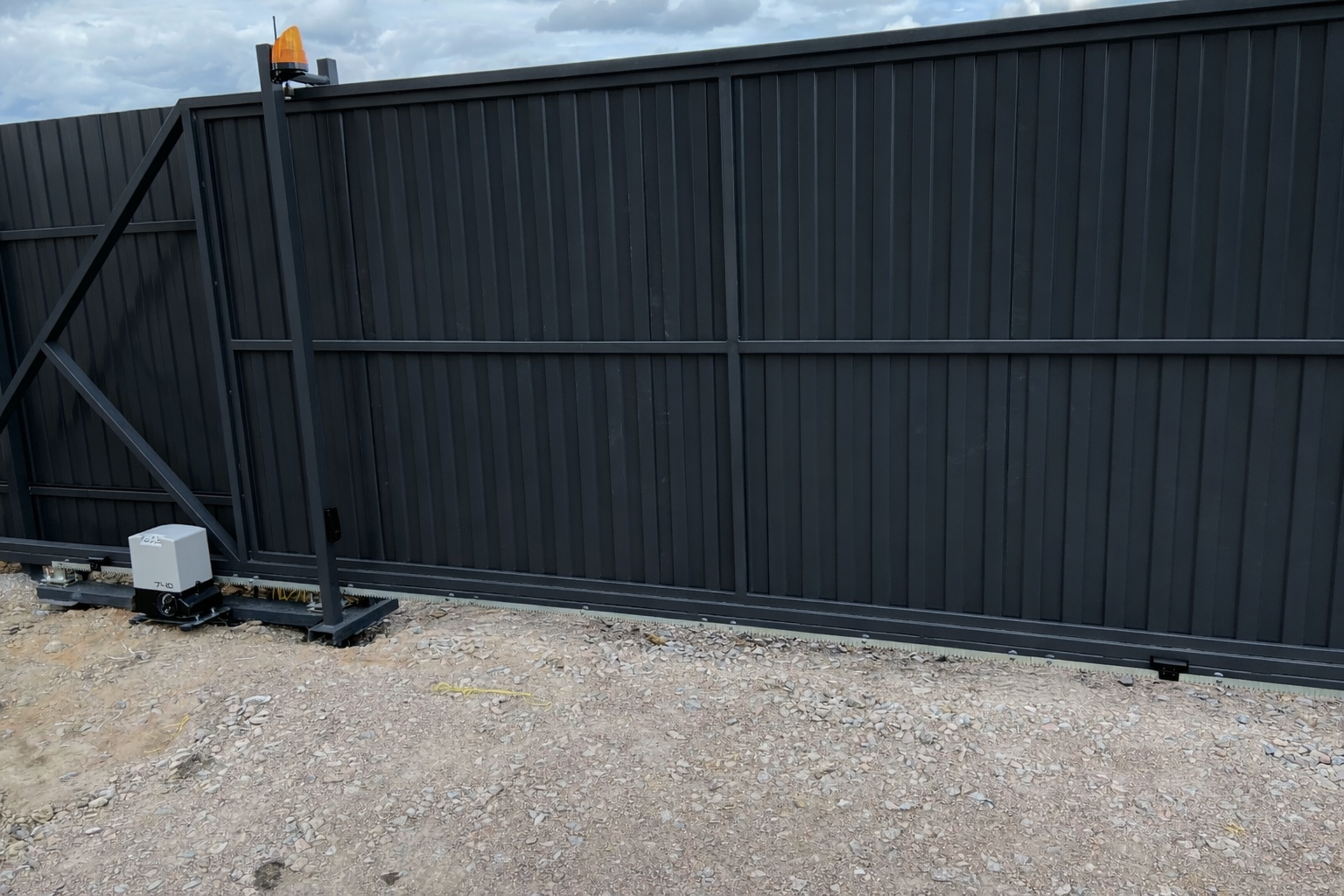 Откатные ворота — Работа 14