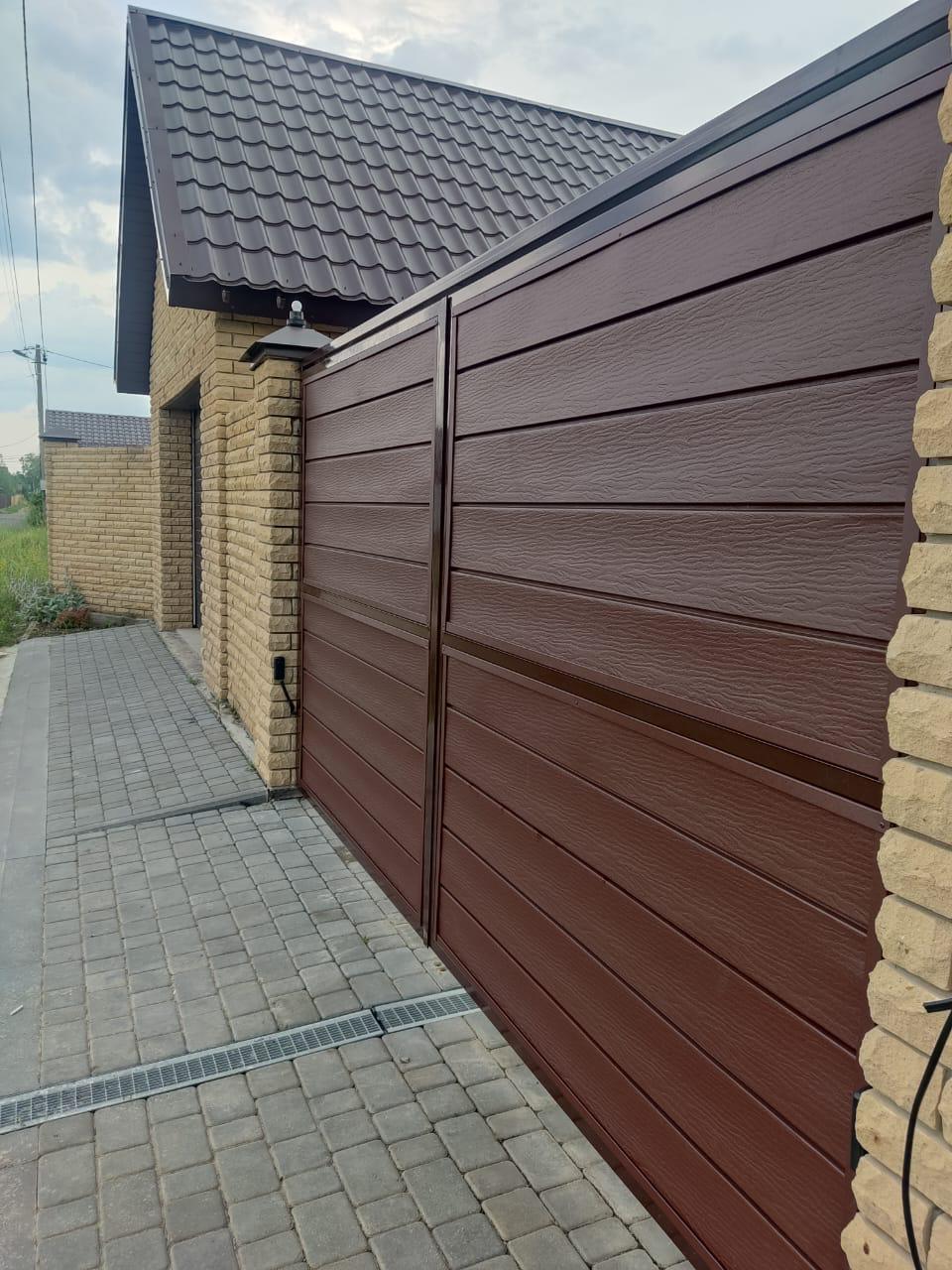 Распашные ворота — Работа 4