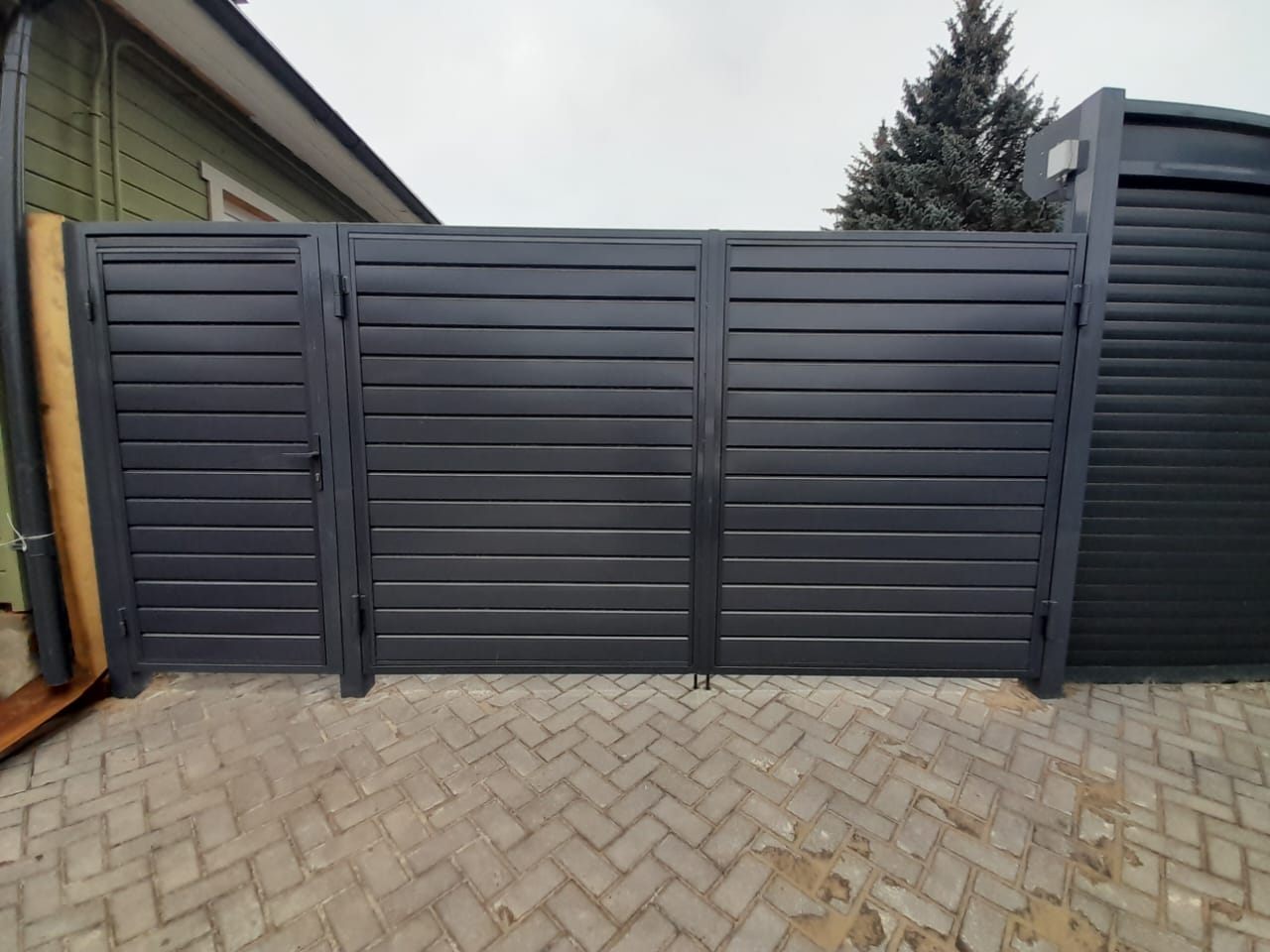Распашные ворота — Работа 5