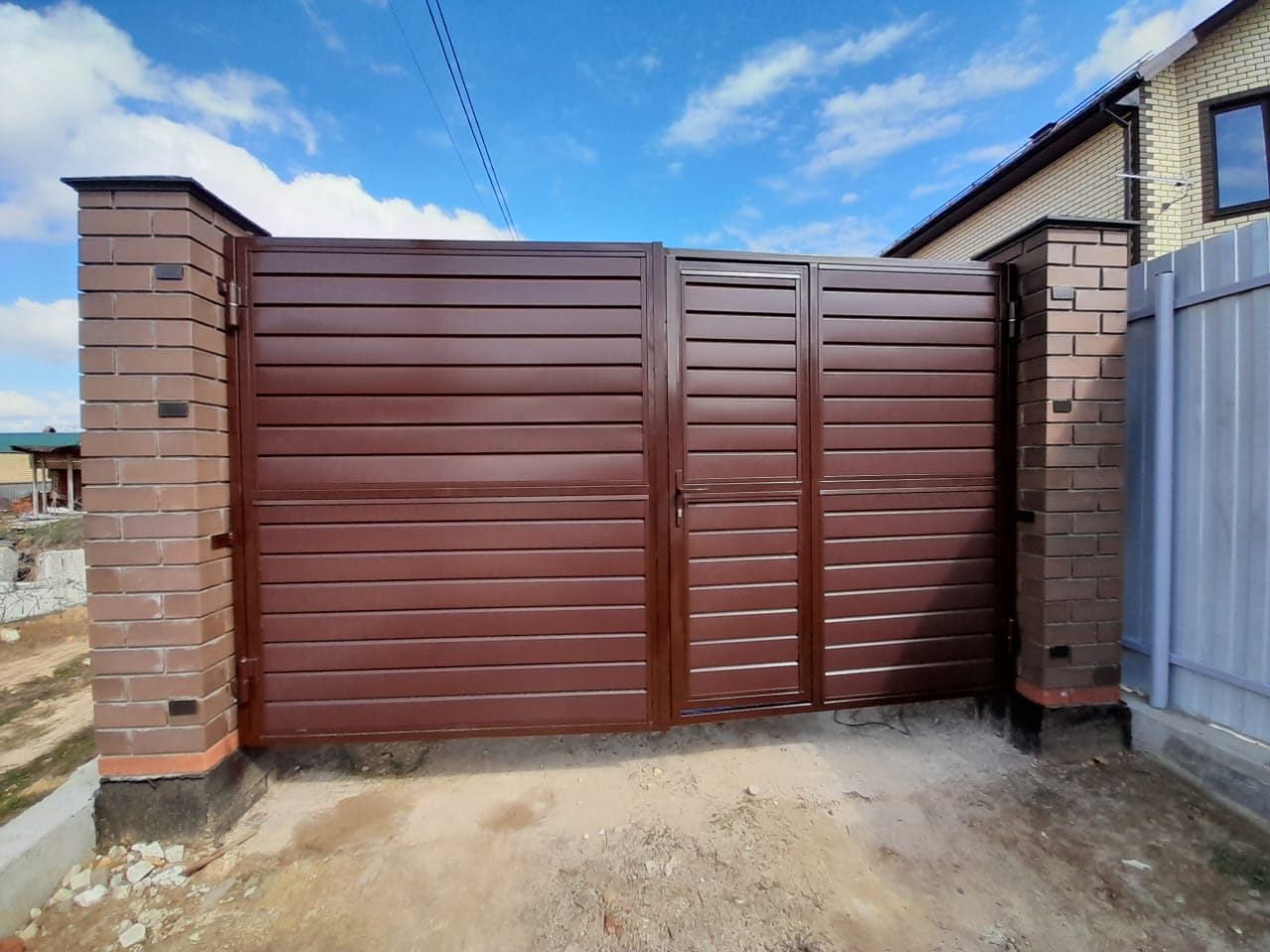 Распашные ворота — Работа 6