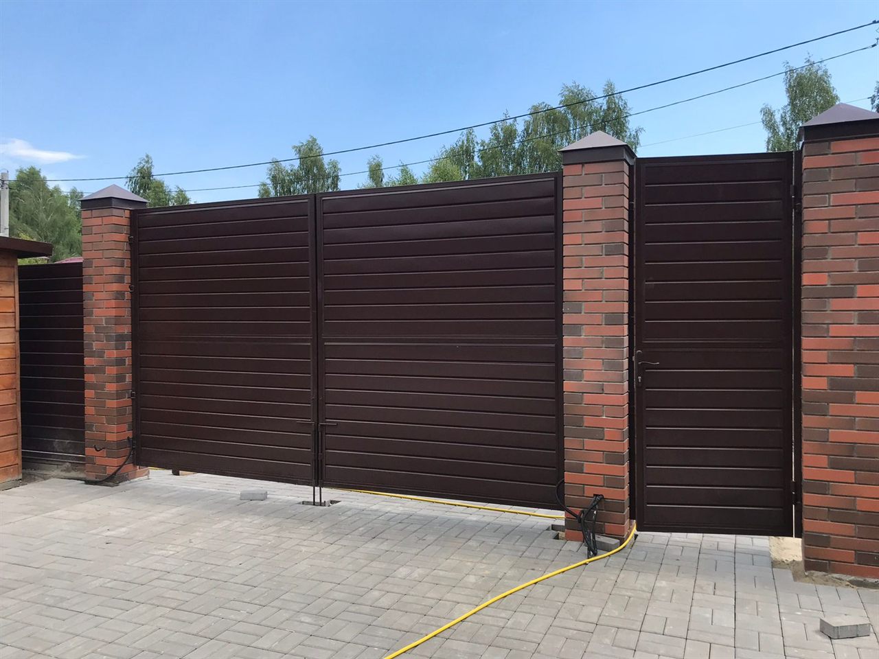 Распашные ворота — Работа 8