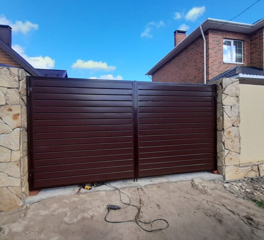 Распашные ворота — Работа 9