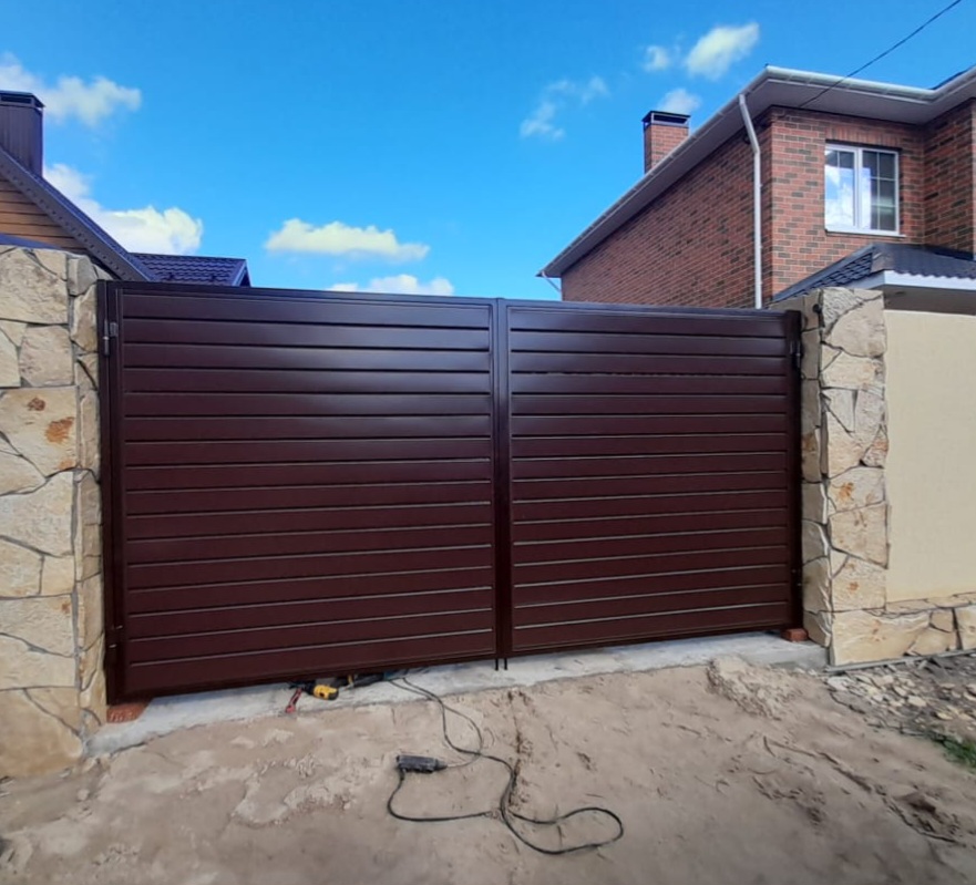 Распашные ворота — Работа 9