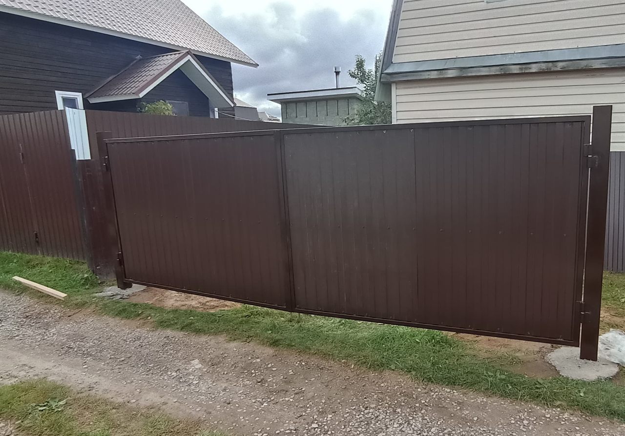 Распашные ворота — Работа 10