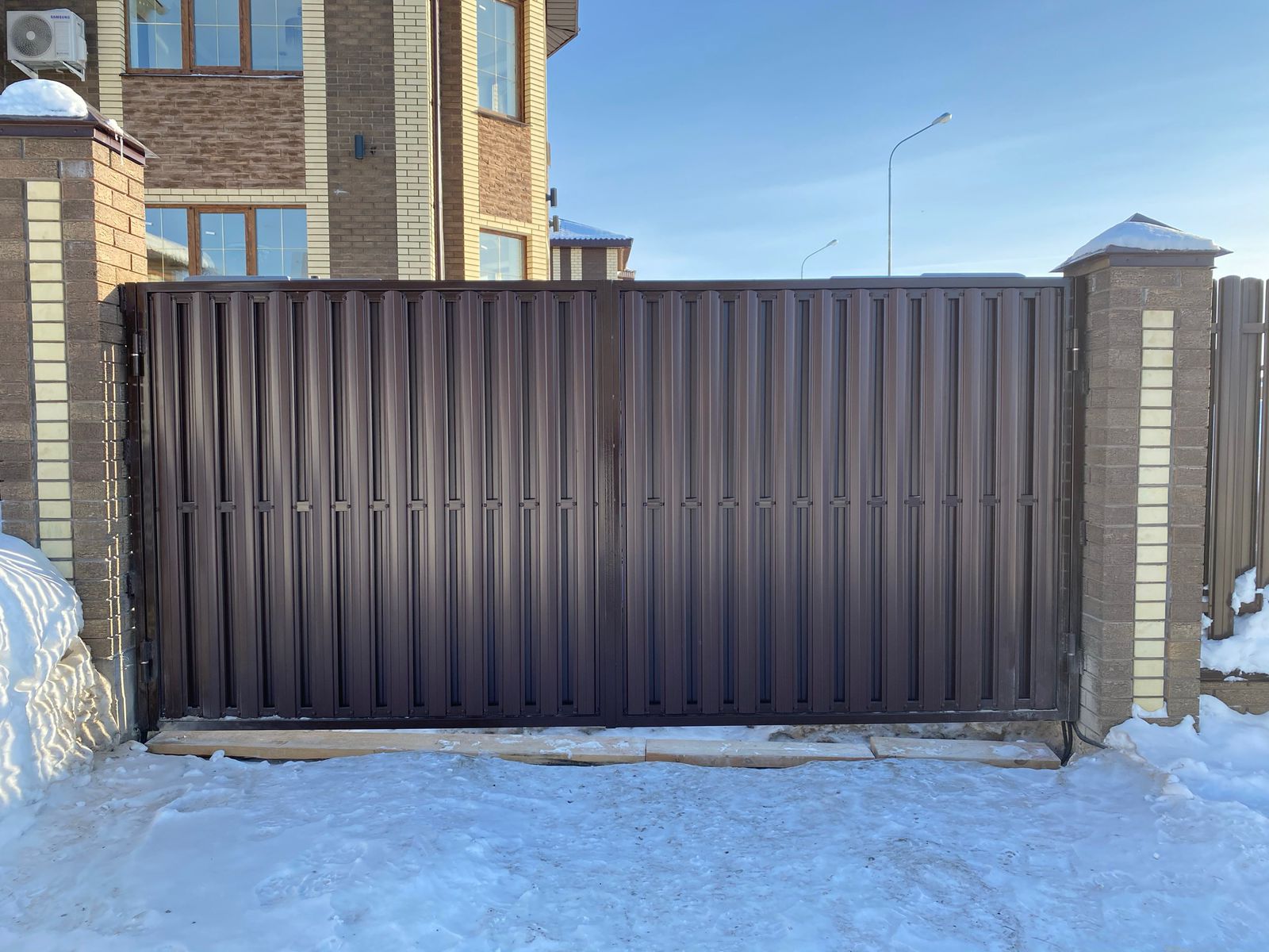 Распашные ворота — Работа 11