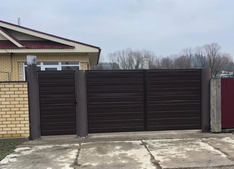 Распашные ворота — Работа 12