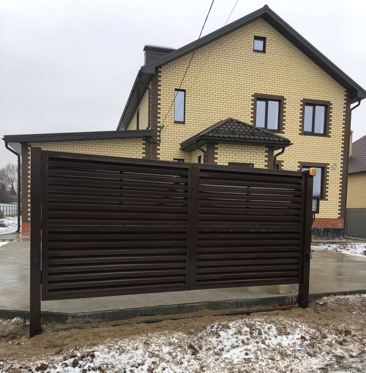 Распашные ворота — Работа 13