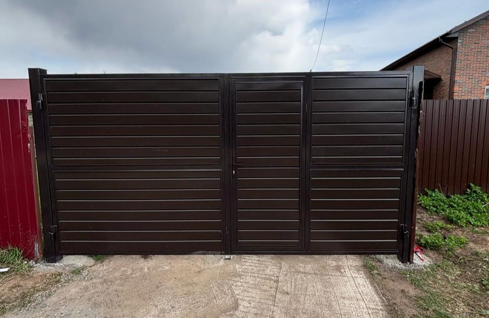 Распашные ворота — Работа 17