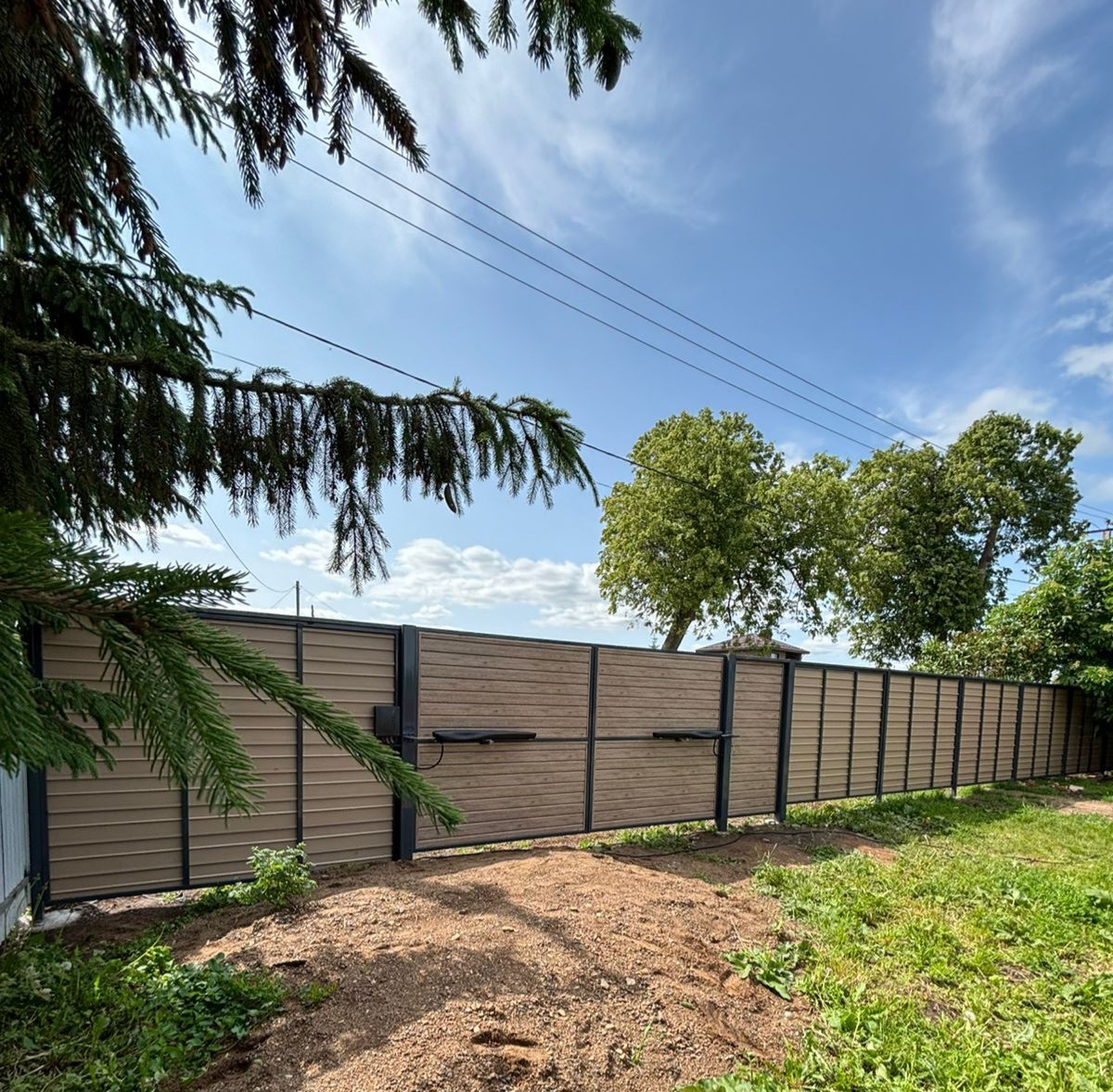 Распашные ворота — Работа 19