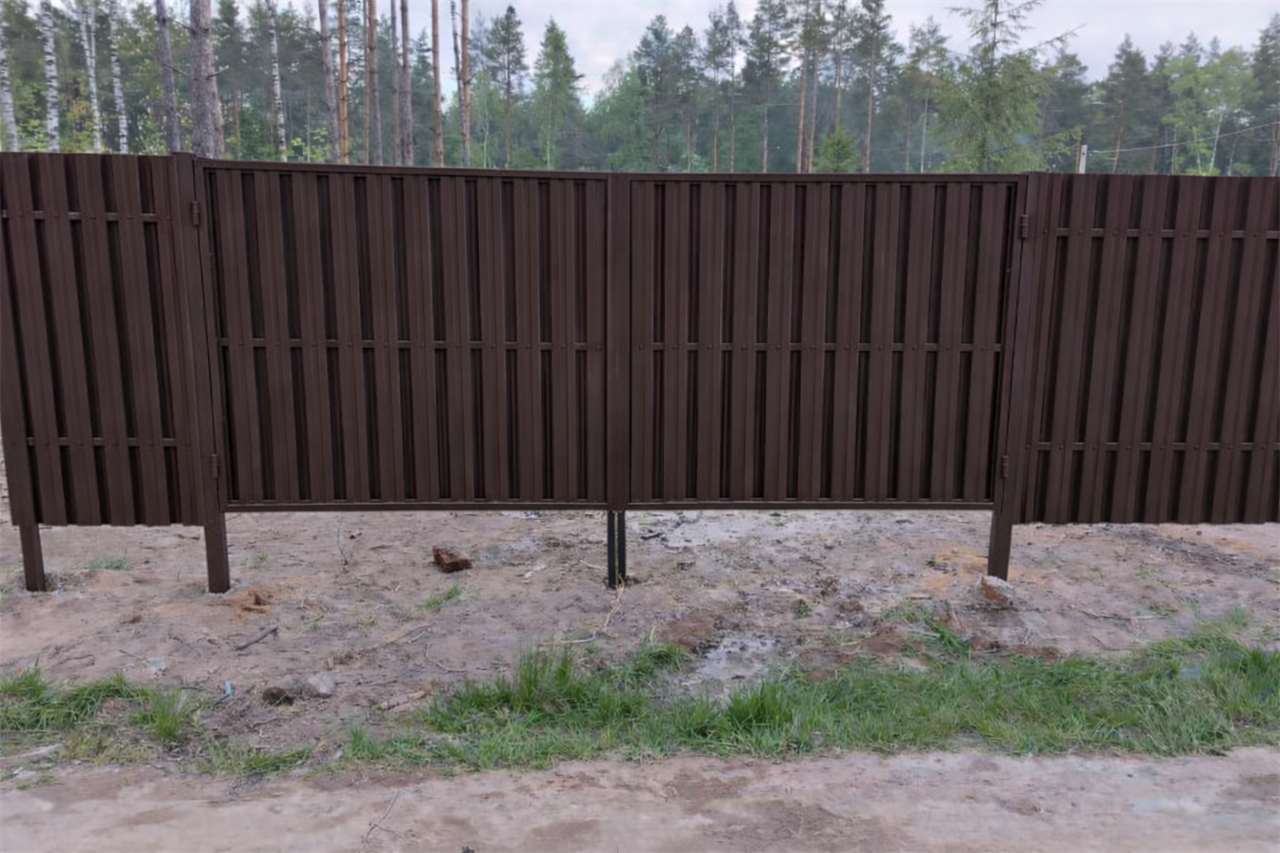 Распашные ворота — Работа 20