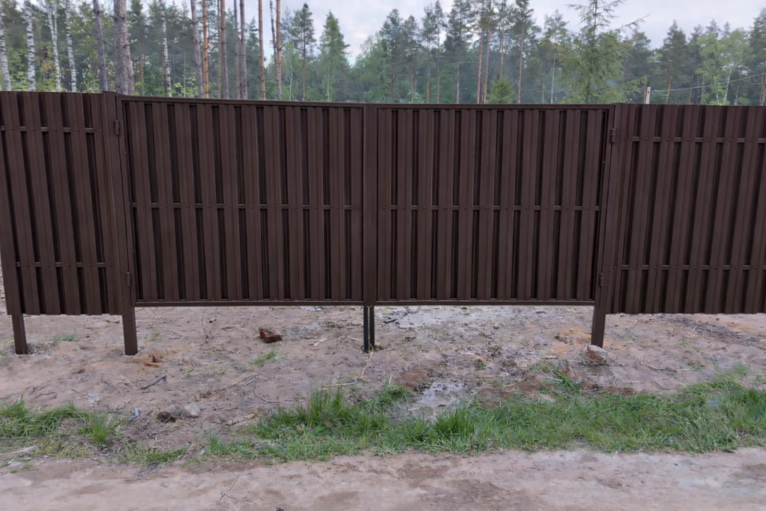 Распашные ворота — Работа 20