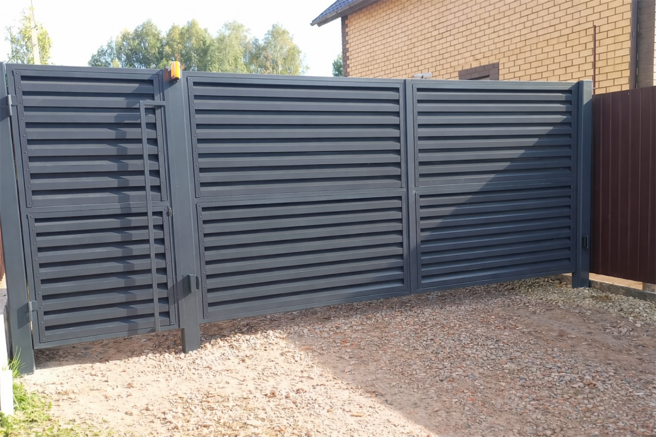 Распашные ворота — Работа 21