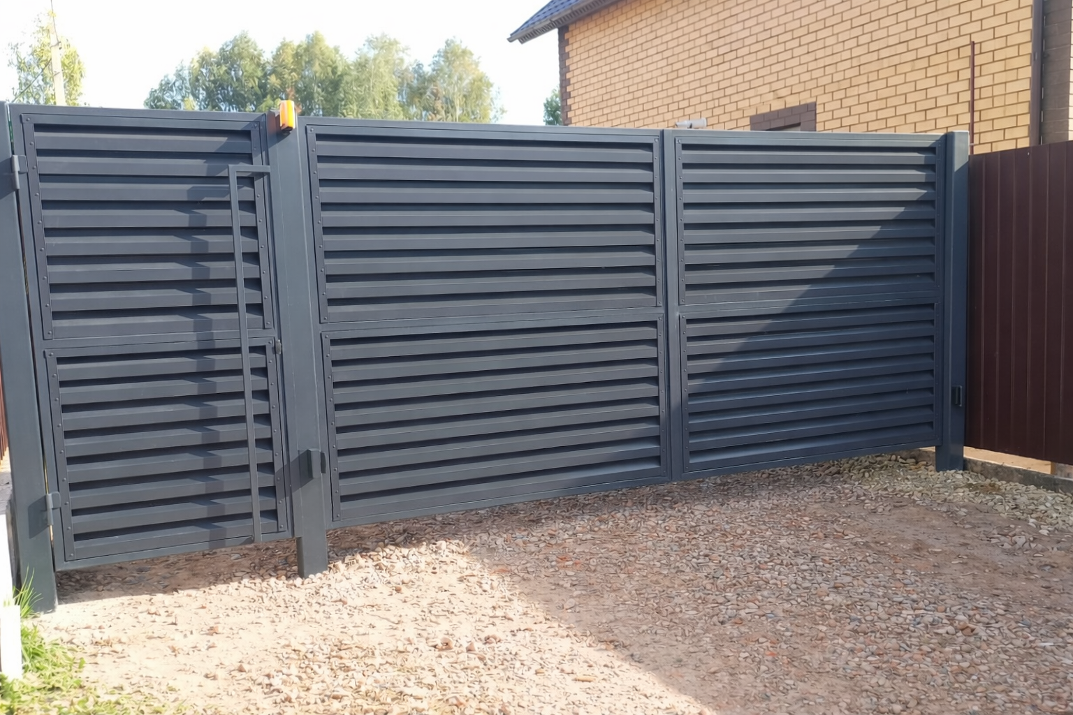 Распашные ворота — Работа 21