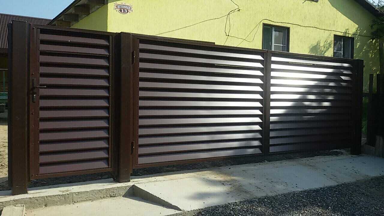 Распашные ворота — Работа 22