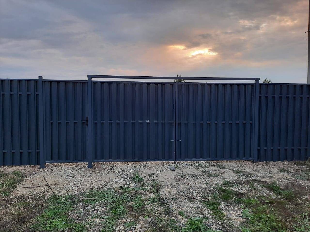 Распашные ворота — Работа 24